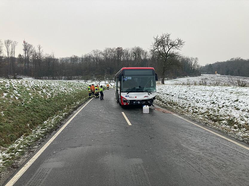 In den Unfall verwickelt war dieser Bus.