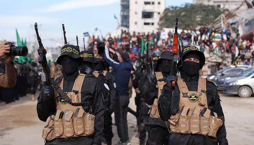 Hamas-Kämpfer im Gazastreifen. (Archivbild) Hamas-Kämpfer im Gazastreifen. (Archivbild)