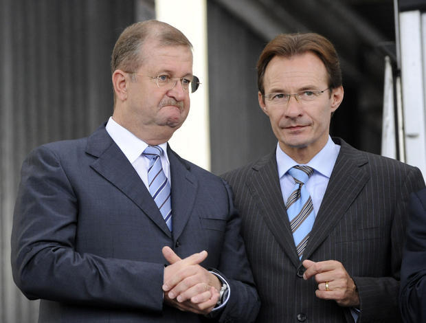 Wendelin Wiedeking (links) und sein Nachfolger Michael Macht.