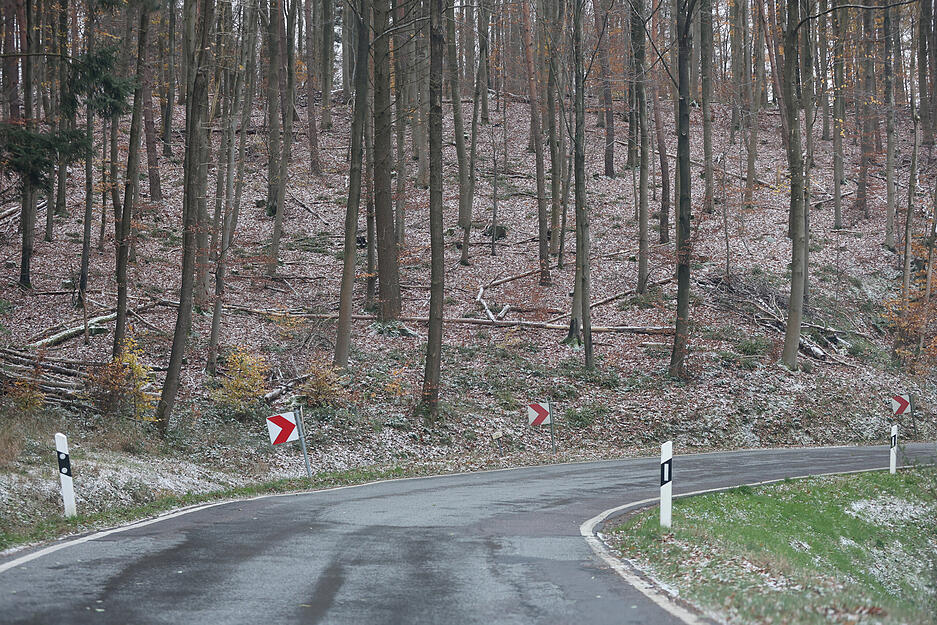 Auch in anderen Gebieten im Landkreis Heilbronn fielen die ersten Schneeflocken dieses Winters vom Himmel.