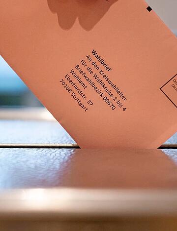 Bereits vor dem 8. M&auml;rz k&ouml;nnen W&auml;hler ihre Stimme f&uuml;r den Landtag in Baden-W&uuml;rttemberg per Briefwahl abgeben.