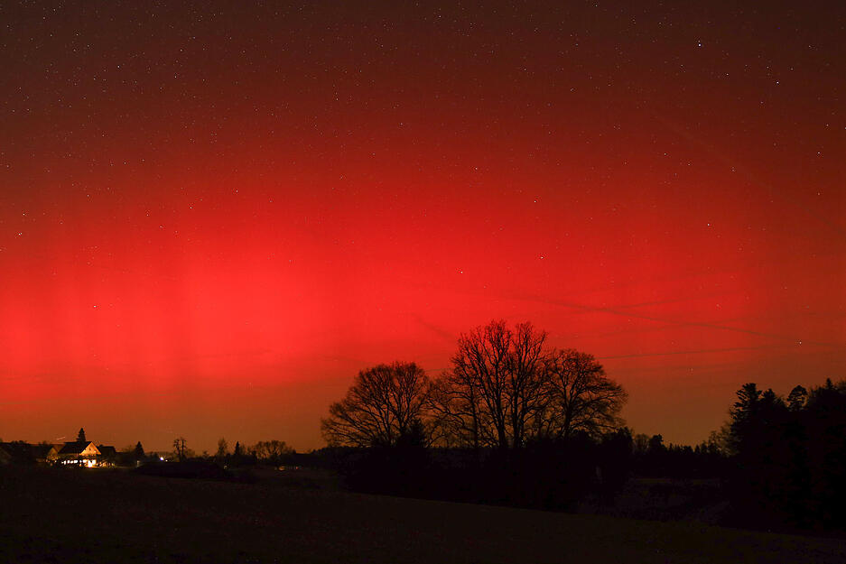 Auch in Welzheim waren Polarlichter zu sehen.