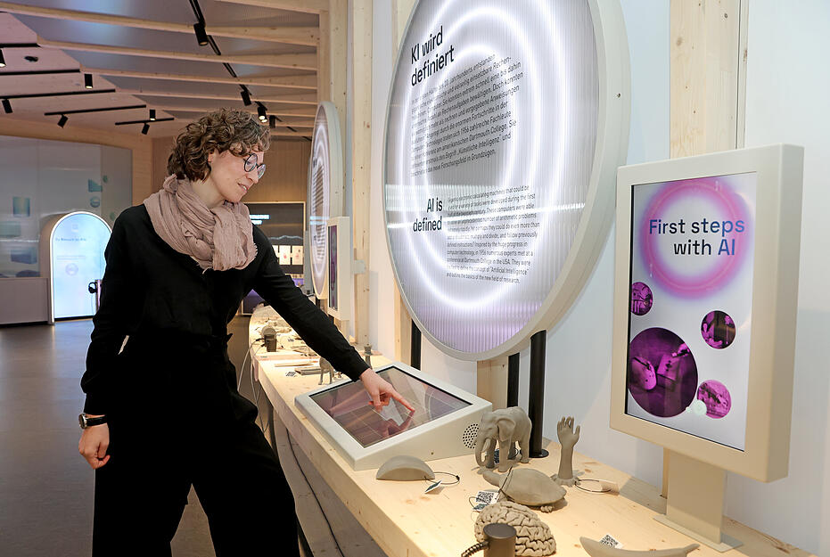 Rundgang durch den neuen KI-Pavillon an der Heilbronner Experimenta