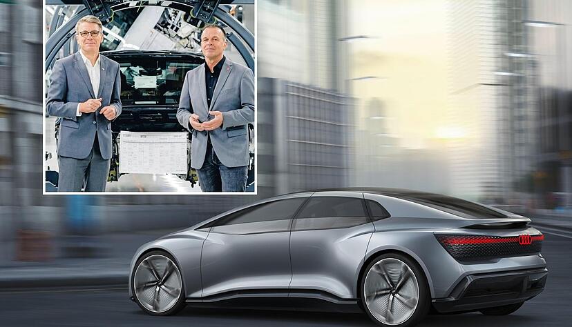 Gemeinsame Anstrengung für Neckarsulm: Werkleiter Fred Schulze (links) und Betriebsratschef Rainer Schirmer.