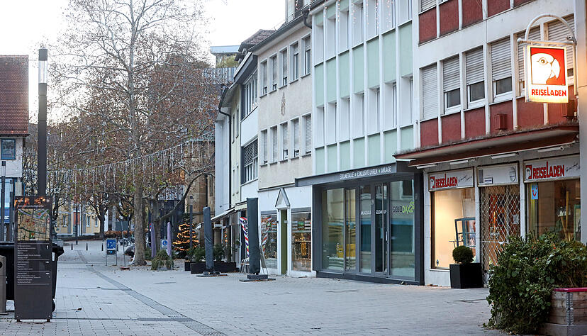 Leere Heilbronner Innenstadt - schon vor den Ausgangsbeschränkungen
