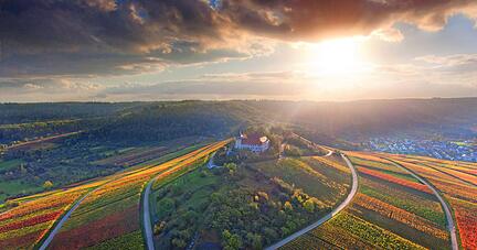 Der Cleebronner Michaelsberg gilt als älteste und als eine der besten Weinlagen im Zabergäu.
Foto: Weingärtner Cleebronn-Güglingen Der Cleebronner Michaelsberg gilt als älteste und als eine der besten Weinlagen im Zabergäu.
Foto: Weingärtner Cleebronn-Güglingen