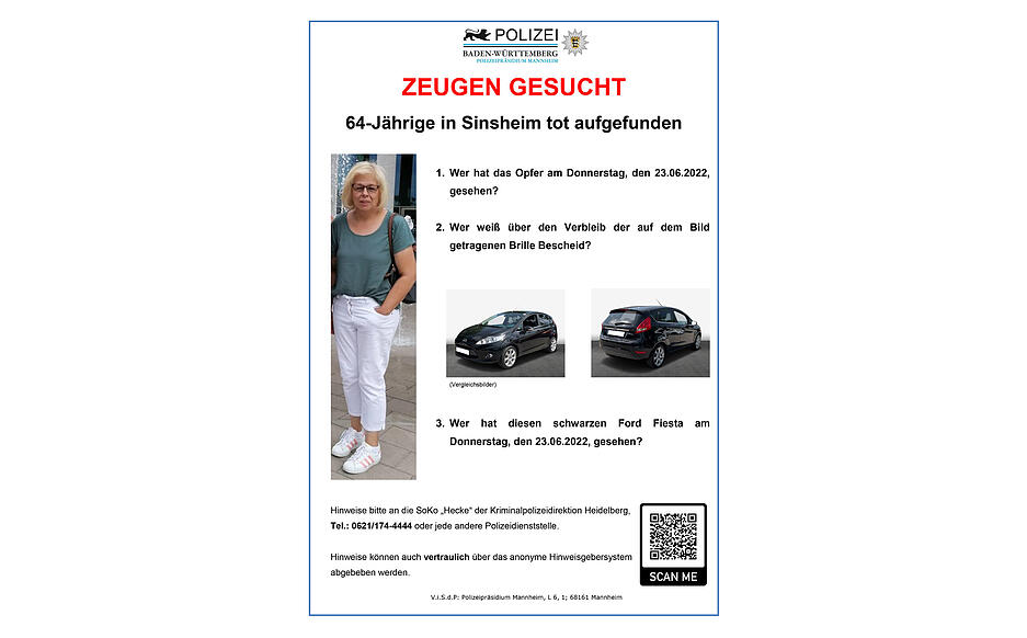 Dieses Flugblatt veröffentlichten die Ermittler Anfang Juli.