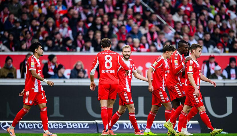 Konrad Laimer trifft zur Münchner Führung. Konrad Laimer trifft zur Münchner Führung.