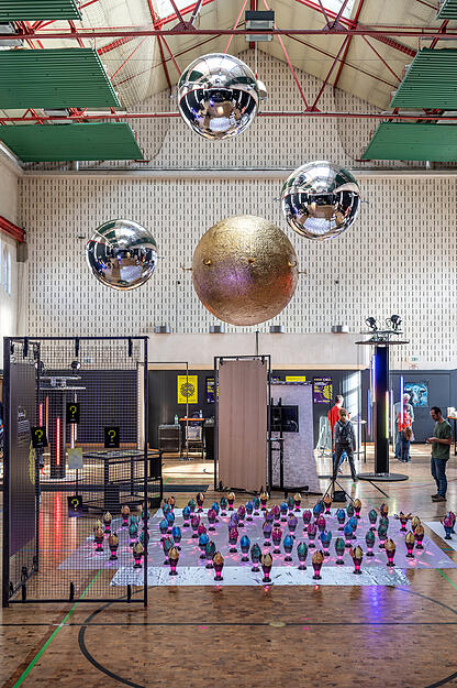 Kunst auf Ki Veranstaltung in der Maschinenfabrik KI Salon