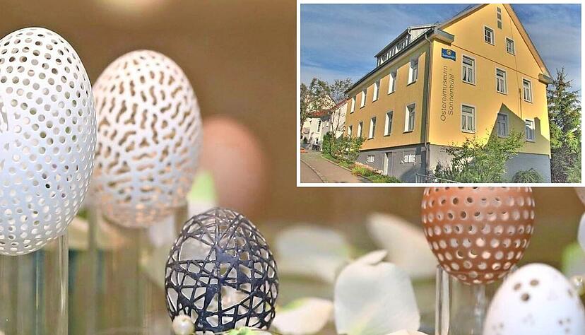 Das Ostereimuseum befindet sich im ehemaligen Schulhaus in Sonnenbühl-Erpfingen (Landkreis Reutlingen). Das Ostereimuseum befindet sich im ehemaligen Schulhaus in Sonnenbühl-Erpfingen (Landkreis Reutlingen).