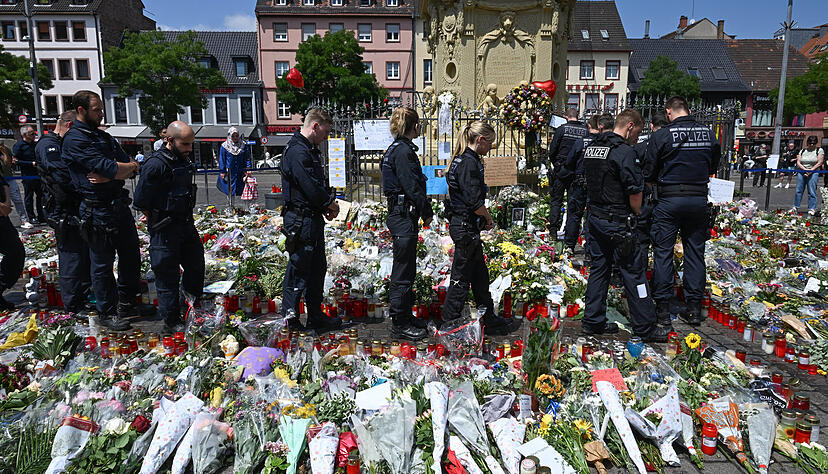 Bei der Messerattacke in Mannheim starb der Polizist Rouven Laur. Bei der Messerattacke in Mannheim starb der Polizist Rouven Laur.