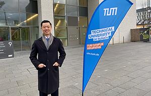 Professor Chengguang Li von der TUM Heilbronn. Foto: Lisa K&ouml;nnecke