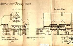Im Stadtarchiv Heilbronn findet sich noch das Baugesuch fürs Schwabenhaus. Der Stempel oben weist das Büro Beutinger und Steiner als Mitglied des Bundes Deutscher Architekten aus.
Foto: Stadtarchiv Heilbronn Im Stadtarchiv Heilbronn findet sich noch das Baugesuch fürs Schwabenhaus. Der Stempel oben weist das Büro Beutinger und Steiner als Mitglied des Bundes Deutscher Architekten aus.
Foto: Stadtarchiv Heilbronn