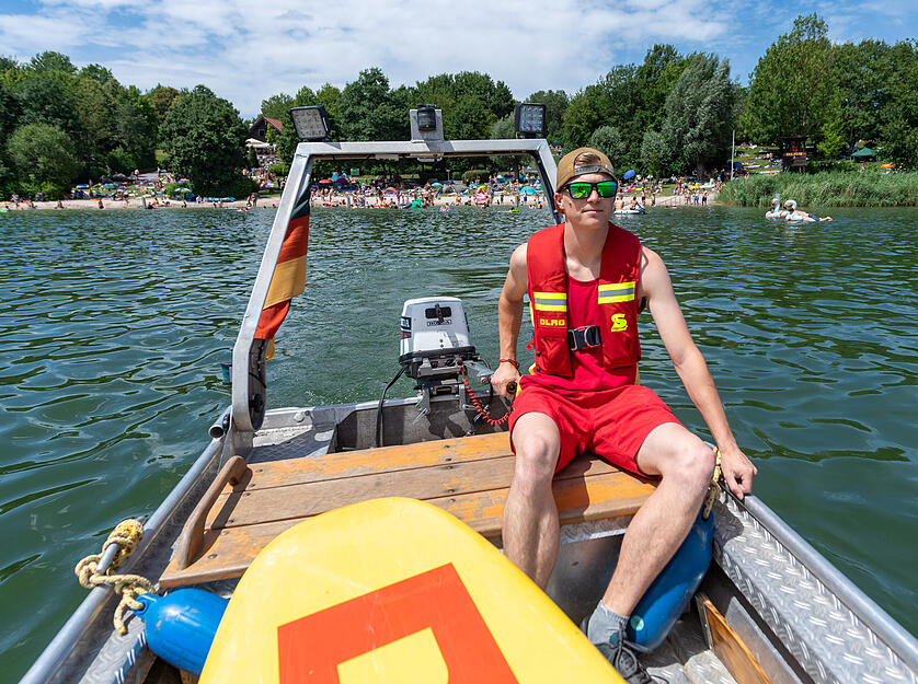 DLRG am Breitenauer See