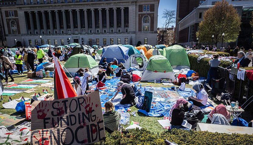 Columbia wurde im vergangenen Fr&uuml;hjahr zum Schauplatz gro&szlig;er propal&auml;stinensischer Demonstrationen und Gegenproteste. (Archivbild)