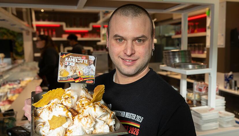 Thomas Micolino hat ein Kamelmilch-Eis entwickelt.