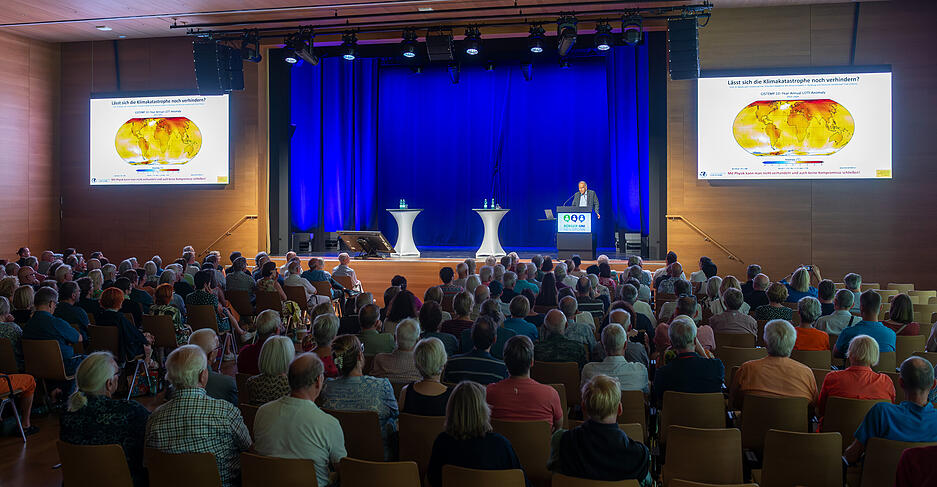Bei der Bürger-Uni sprechen namhafte Referenten auf dem Bildungscampus Heilbronn. Am 25. Juni war der Klimaforscher Mojib Latif zu Gast.