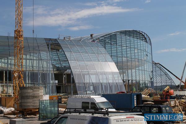 Bauarbeiten B&auml;derpark Sinsheim