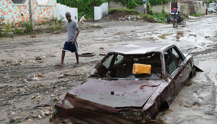Obwohl der Hurrikan nicht direkt auf Haiti traf, kam es zu t&ouml;dlichen &Uuml;berschwemmungen.