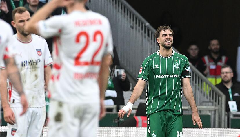 Brachte Werder in F&uuml;hrung: Jovan Milosevic (r)