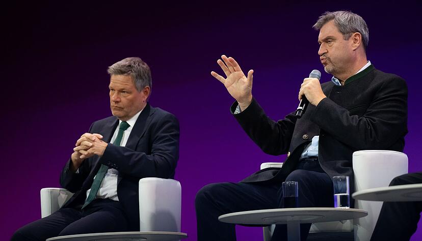 Ziemlich beste Feinde: Robert Habeck und Markus S&ouml;der. (Archivbild)