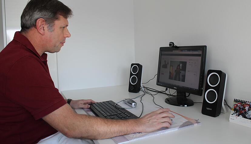 Der Neckarsulmer Orthopäde und Unfallchirurg Boris Brand experimentiert seit rund drei Monaten mit der Online-Sprechstunde für ausgewählte Bestandspatienten. Die Rückmeldungen, sagt Brand, seien bislang durchweg positiv. Foto: Valerie Blass