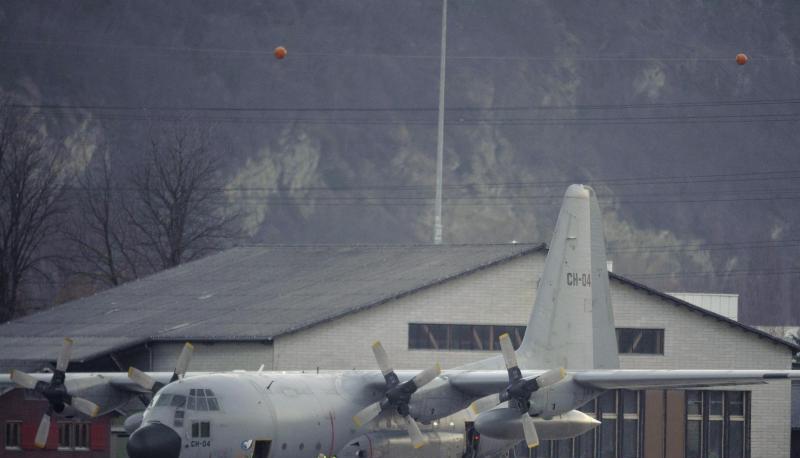 In Algerien ist ein Militärflugzeug vom Typ Hercules C-130 (hier ein Exemplar der belgischen Luftwaffe) abgestürzt. Foto: Laurent Gillieron/Symbolfoto In Algerien ist ein Militärflugzeug vom Typ Hercules C-130 (hier ein Exemplar der belgischen Luftwaffe) abgestürzt. Foto: Laurent Gillieron/Symbolfoto