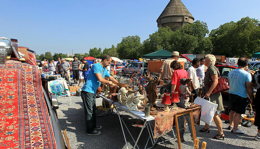 Flohmarktliebhaber im Glück: Hier gelten Einzelhandel-Regeln.
Foto: Archiv/Veigel