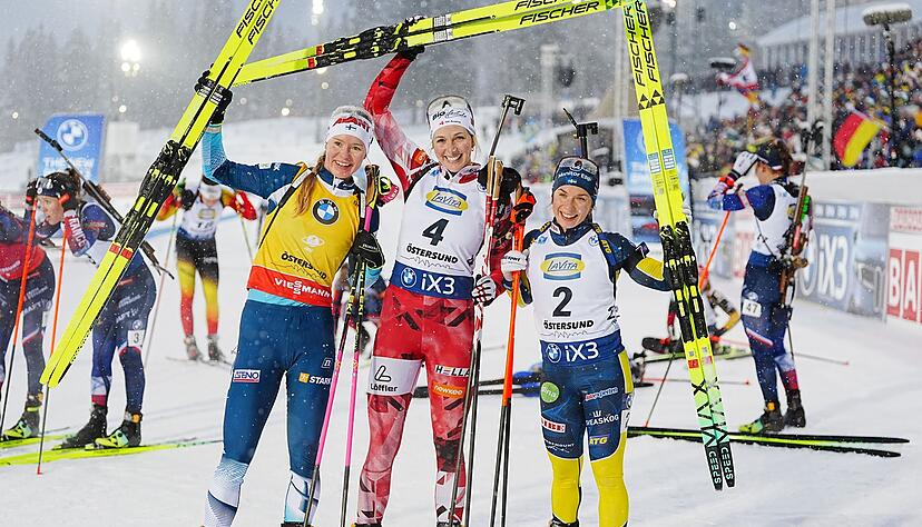 Die besten Drei der Verfolgung von &Ouml;stersund.