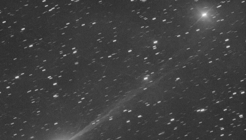 Es handelt sich um einen seltenen interstellaren Kometen. Es handelt sich um einen seltenen interstellaren Kometen.