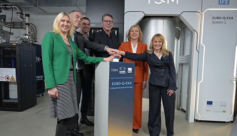 Der Quantencomputer Euro-Q-Exa wird offiziell in Betrieb genommen. Der Quantencomputer Euro-Q-Exa wird offiziell in Betrieb genommen.