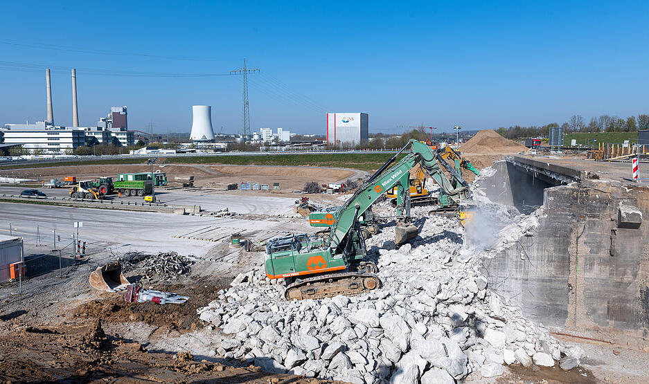 Br&uuml;ckenabriss A6/B27