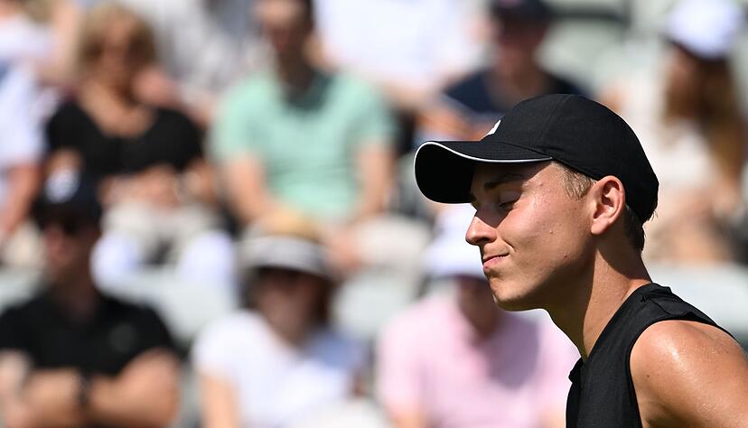 Tennis-Teenager Justin Engel beeindruckte trotz seiner Viertelfinal-Niederlage in Stuttgart.