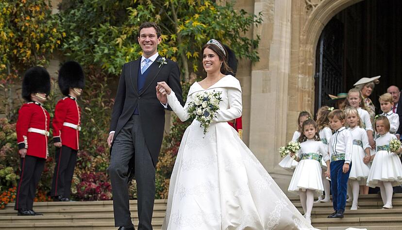 Prinzessin Eugenie bei ihrer Hochzeit. (Archivbild)