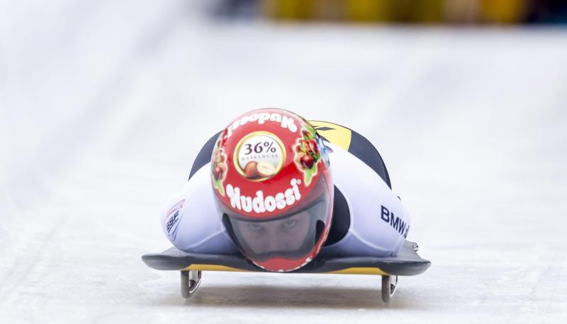 Tina Hermann liegt bei der Skeleton-WM auf Titelkurs. Foto: Jan Hetfleisch