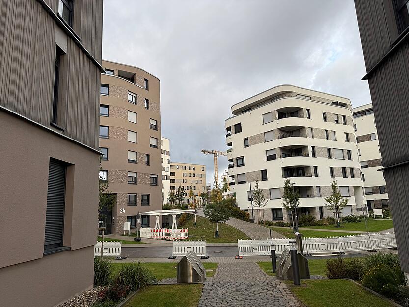 Zwischen Kränen und Neubauten wächst im Heilbronner Norden ein neues Stadtviertel. Zwischen Kränen und Neubauten wächst im Heilbronner Norden ein neues Stadtviertel.