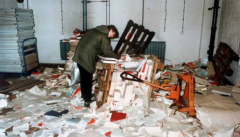 Bei der Besetzung der Stasi-Zentrale ging einiges zu Bruch. (Archivbild)