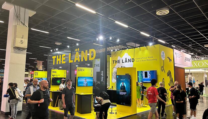Auch Baden-W&uuml;rttemberg ist mit einem "The L&auml;nd"-Stand auf der Messe vertreten.