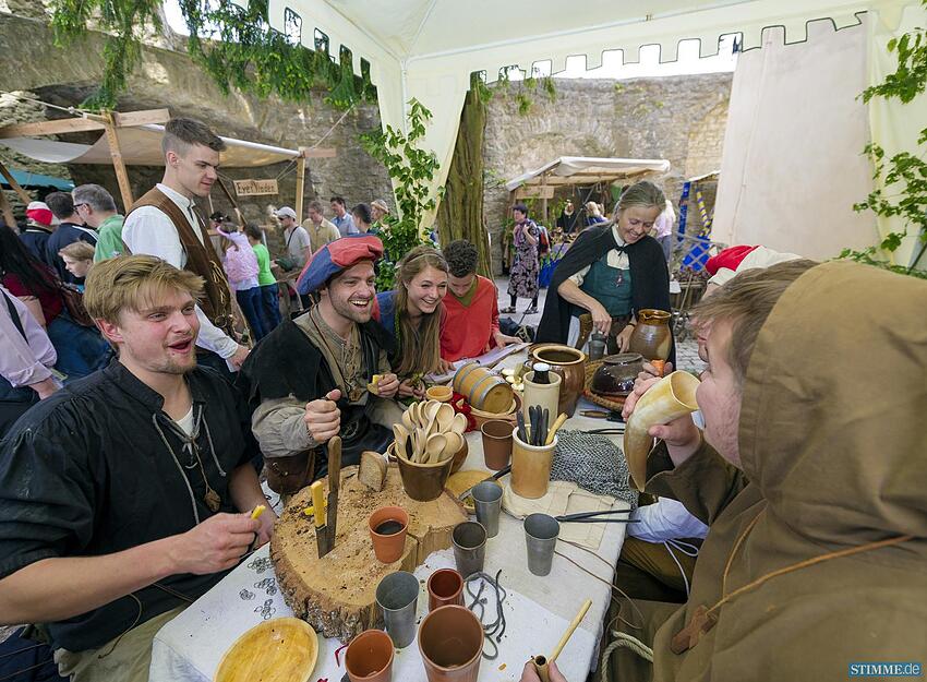 Mittelaltermarkt Burg Guttenberg, Ha&szlig;mersheim