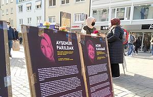 Der Bildungs- und Kulturverein Horizont macht am Internationalen Frauentag auf inhaftierte und misshandelte Kritikerinnen der Regierung in der Türkei aufmerksam.  Foto: privat