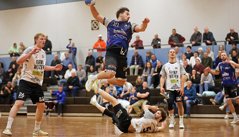 Din Kandic hat sich in der Weibertreuhalle mehrfach gekonnt in Szene gesetzt. Din Kandic hat sich in der Weibertreuhalle mehrfach gekonnt in Szene gesetzt.