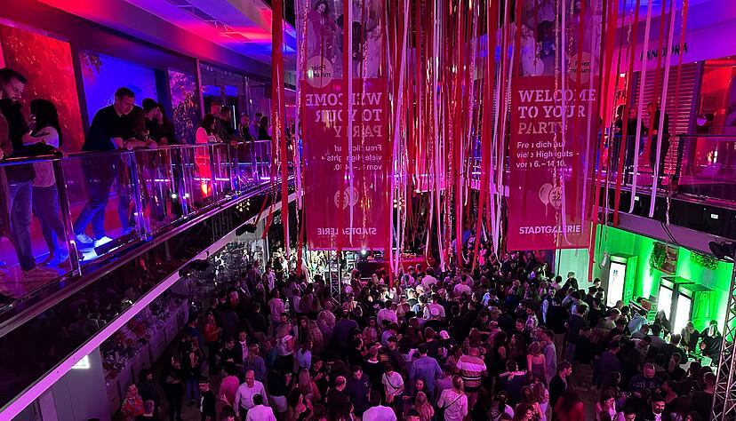 Die Heilbronner Stadtgalerie wurde am Samstag zum Club.