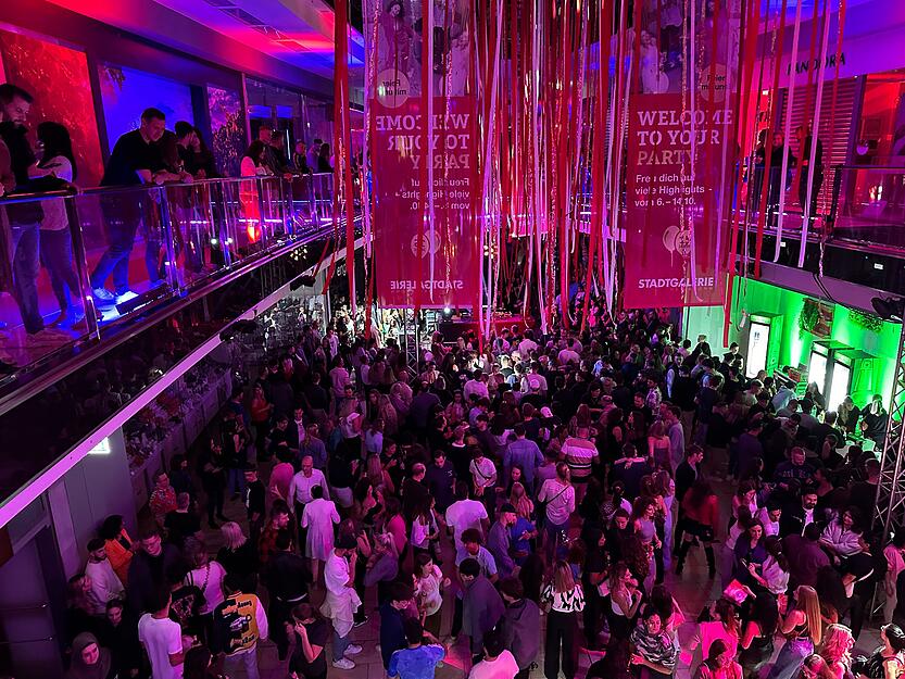 Die Heilbronner Stadtgalerie wurde am Samstag zum Club.