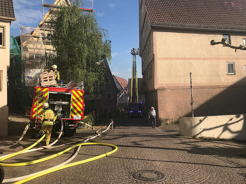 Brand in Lauffen