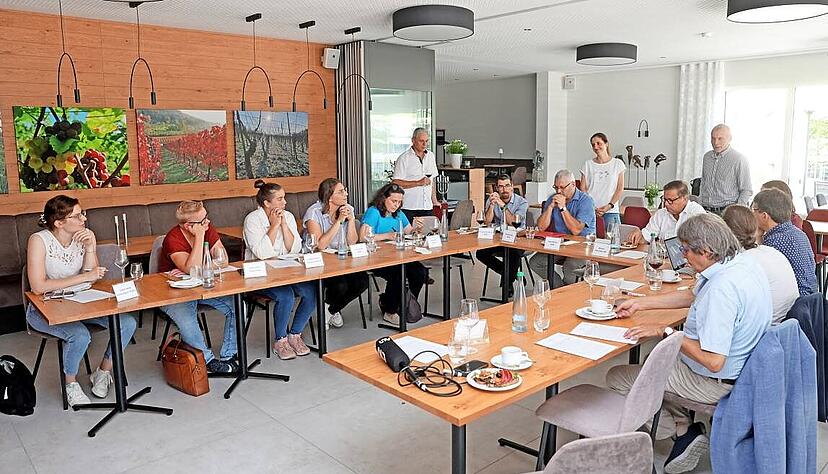 Hauptthema der Herbst-Pressekonferenz des Weinbauverbands W&uuml;rttemberg waren die Sp&auml;tfr&ouml;ste, die zu recht deutlichen Ertragseinbu&szlig;en f&uuml;hren.