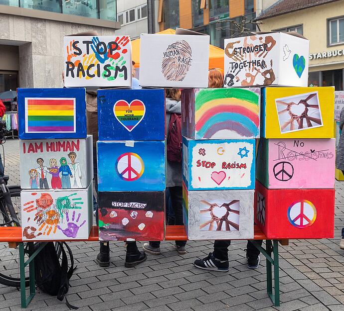 Aktionstag gegen Rassismus in Heilbronn Aktionstag gegen Rassismus in Heilbronn