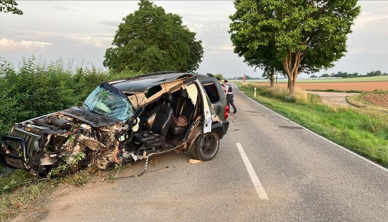Ein Mann kam am Sonntagmorgen aus noch ungeklärter Ursache zwischen Oedheim und dem Bad Friedrichshaller Stadtteil Kochendorf von der Straße ab. Ein Mann kam am Sonntagmorgen aus noch ungeklärter Ursache zwischen Oedheim und dem Bad Friedrichshaller Stadtteil Kochendorf von der Straße ab.