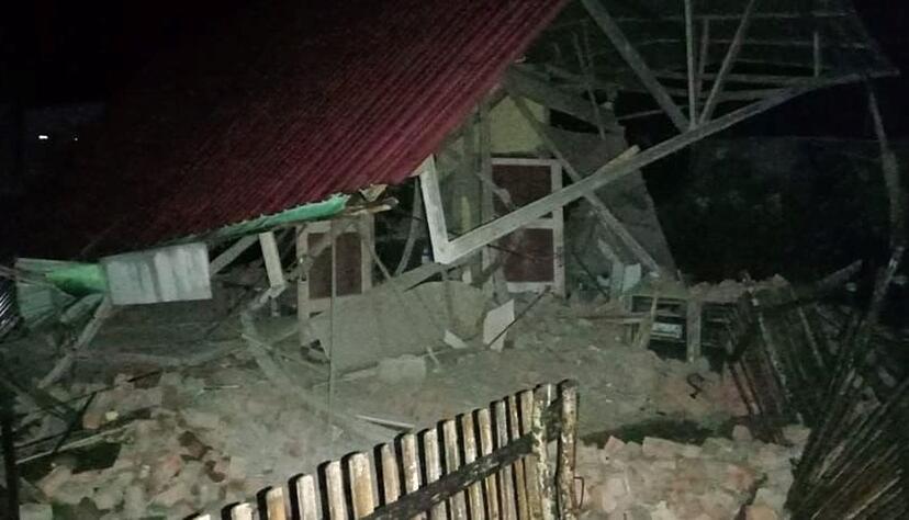 Das Erdbeben hat Dutzende H&auml;user teilweise schwer besch&auml;digt.