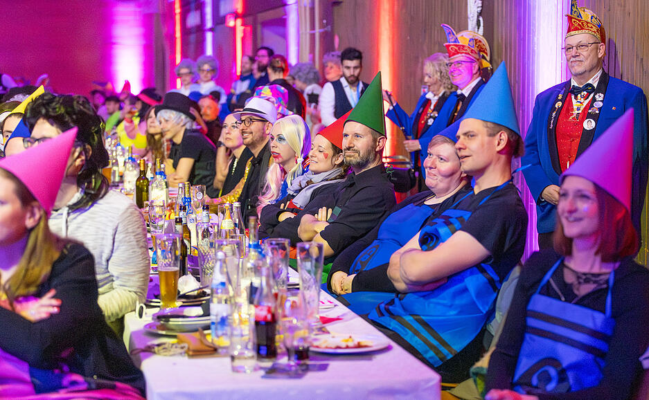 Bei der Prunksitzung des Talheimer Carnevalsvereins herrschte ausgelassene Stimmung.