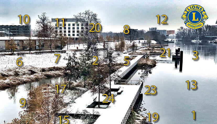 Der diesjähriges Adventskalender. Foto: Lions Club Der diesjähriges Adventskalender. Foto: Lions Club